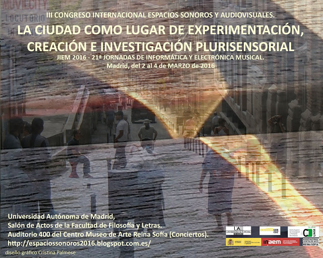 CARTEL CONGRESO ESPACIOS SONOROS 2016